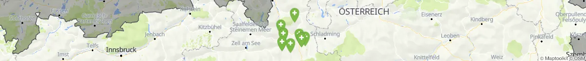 Map view for Pharmacies emergency services nearby Sankt Martin am Tennengebirge (Sankt Johann im Pongau, Salzburg)